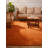 Ownby Hand Knotted Loom Wool Eco-Friendly Area Rugs  -  Rectangle, Orange White Color, Contemporary Modern Design, High Pile Thick Handmade Anti Skid Area Rugs for Living Room, Bed Room-121886291-115184620