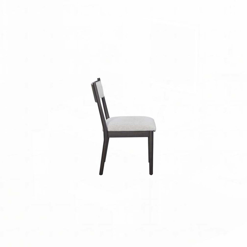 Chaises de salle à manger rembourrées, Noir