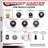 Low Profile Polyurethane Grip Ring Stem Caster