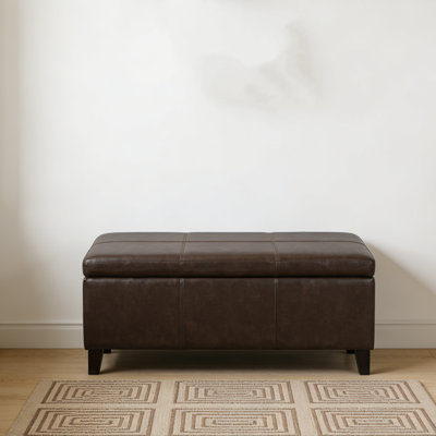 50.25" W  Upholstered Storage Bench