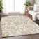 Premium Machine Washable Prisco Ivory Rug