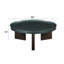Table basse vert noirâtre