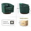 Fauteuil d'appoint pivotant rembourré