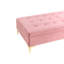 Aberdeen 158cm Wide Velvet Rectangle Solid Colour Standard Ottoman with Storage-111798113
