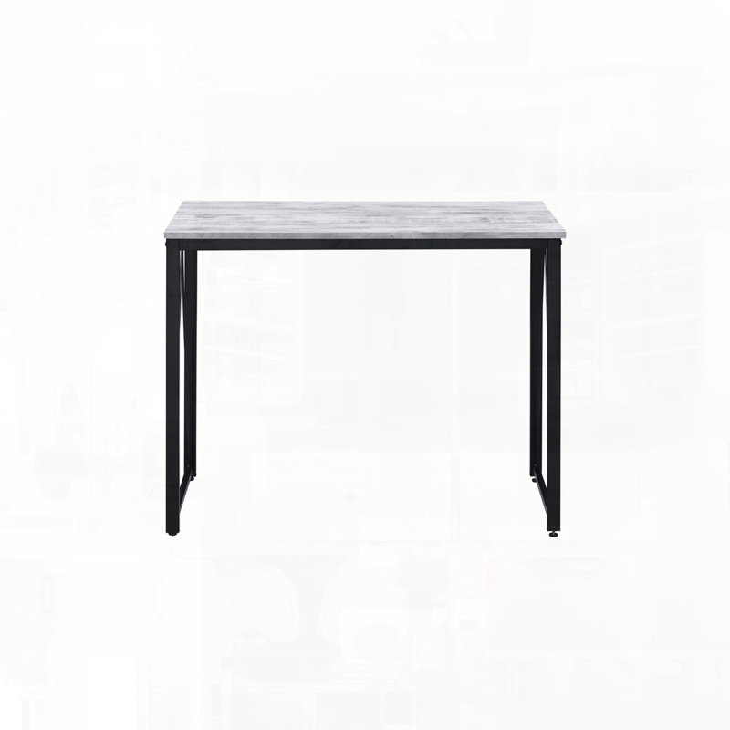 Bureau d'écriture avec amplement d'espace pour les jambes, H 28 po x l 35 po x P 18 po, Blanc