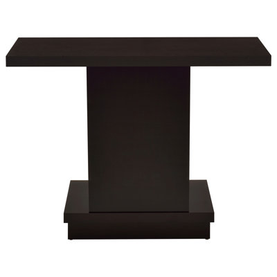 Engineered Wood Pedestal Console Table