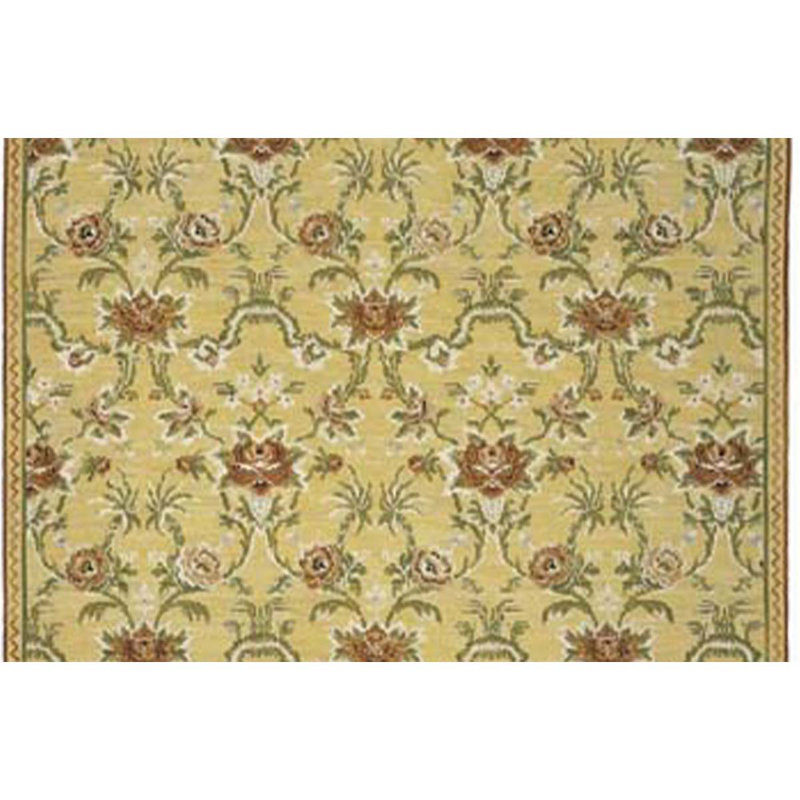Fresco Azm Wool Floral Area Rug, Rectangle 3'11" x 5'10", 93, 141