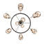 48" Wide Cartier 9 Light Chandelier
