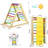 Cady 10 - Step Wood Lightweight Folding Small Step Ladder