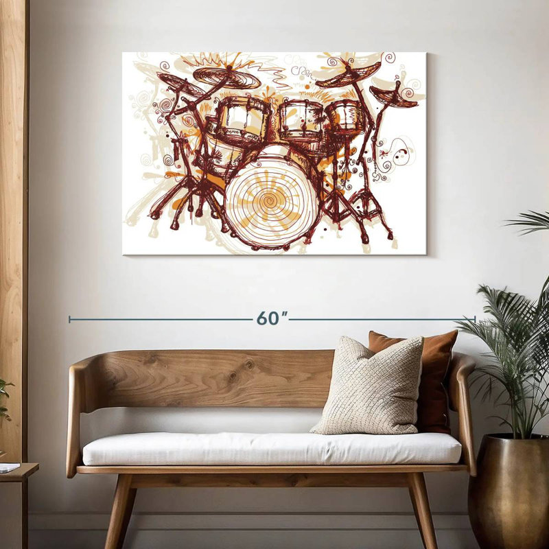 Abarca Splashing Drums, 30" H x 45" W