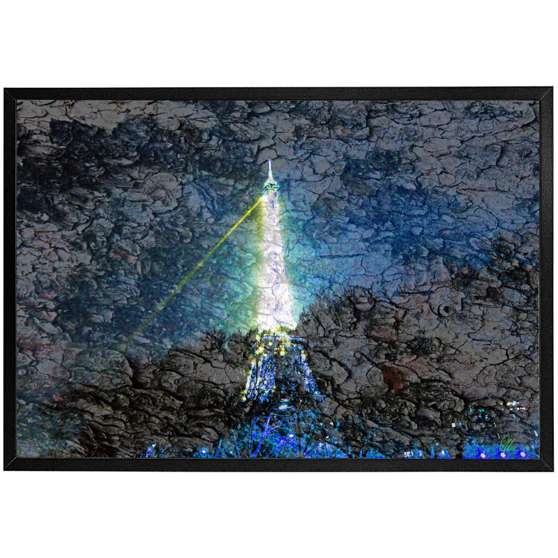 Single Picture Frame Print, Black, 61cm H x 91cm W x 4cm D