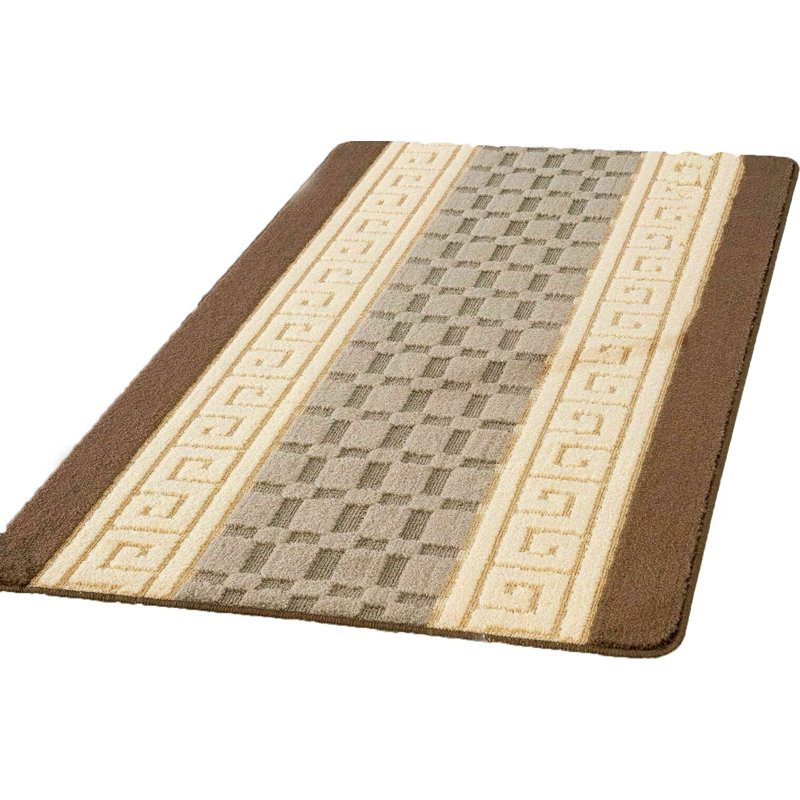 Lana-Jade Geometric Berber Indoor / Outdoor Area Rug, Runner 80 x 300cm