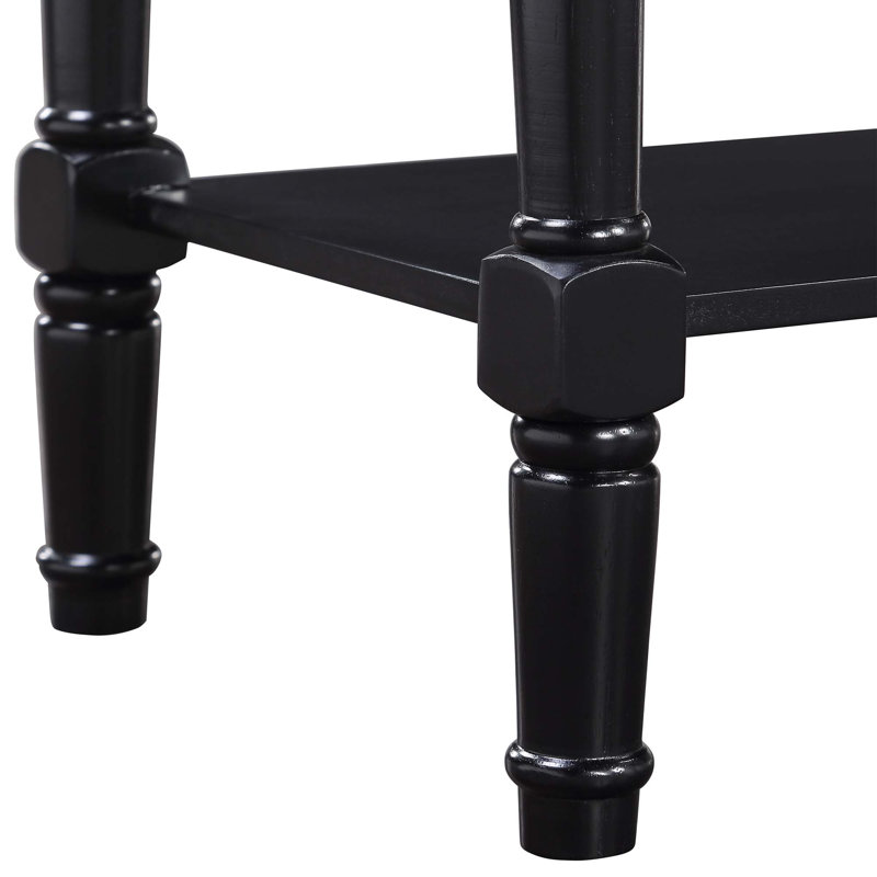 Lirette 38'' Console Table, Black