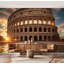 Papier peint adhésif auto-adhésif Rome Golden Sunset-129866852