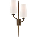Julie Neill Iberia Double Left Sconce