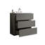 Meuble-lavabo gris 30 po - Polyvalent, polyvalent, élégant rangement, utilisation-1323127141
