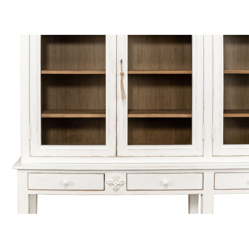 Wilkesville Solid Wood China Cabinet, White