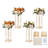 4PCS Gold Metal Column Wedding Flower Stand, 23.6inch High With Metal Laminate, Vase Geometric Centerpiece Stands, Cylindrical Floral Display Rack for Events Reception, Party Road Leads-94834162