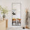 Miroir pleine grandeur avec support, miroir de plancher avec alliage d'aluminium, miroir complet en verre trempé, miroir autoportant ou mural ou de porte pour le salon