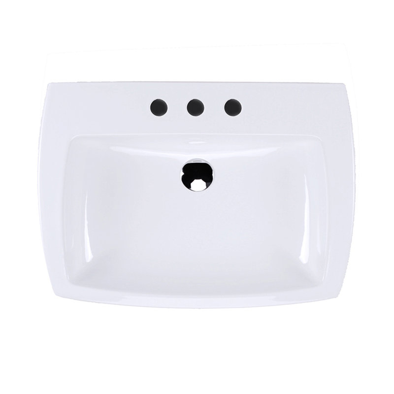 Ottavo 26.25'' L Bathroom Sink, 8" Centers