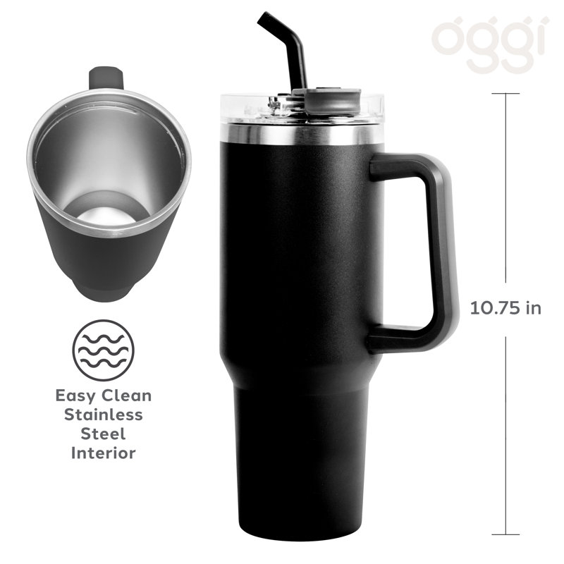 40 oz Thermal Mug w/Straw