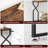 Iberia 9.4'' Solid Wood Top Console Table