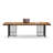 Brown+Black Rectangular Solid Wood+Iron desks-107293671
