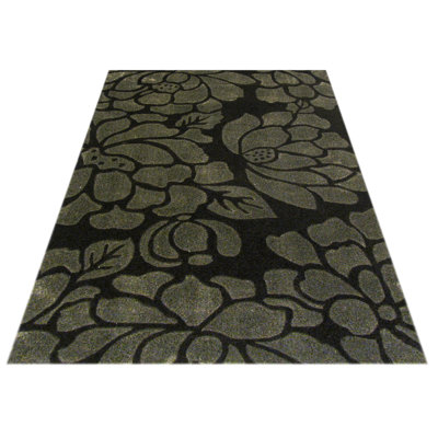 Frisee Floral Hand Woven Area Rug