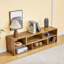 Modular Extendable TV Stand, Rustic Wood Media Console with Open Storage Cubbies, Freestyle Combination Entertainment Centre, Adjustable TV Cabinet