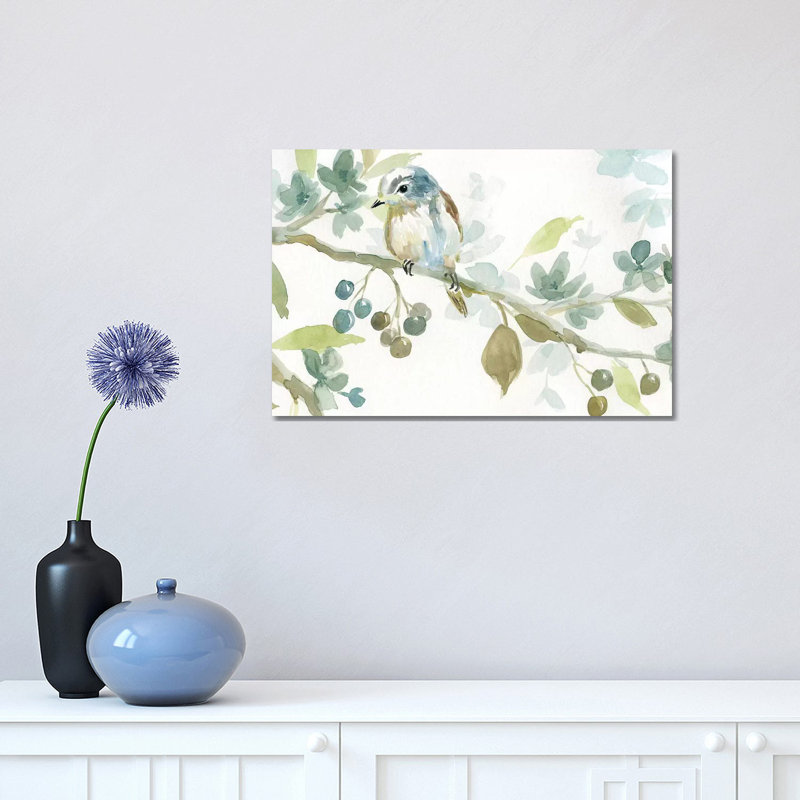 «Commencement du printemps II» par Carol Robinson, reproduction d'art sur toile tendue, H 18 po x l 26 po x P 1,5 po