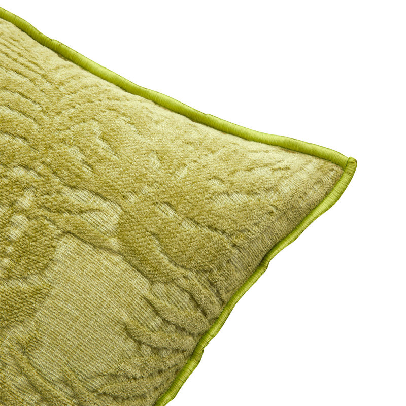 Verone Square Pillow Cover & Insert, Green