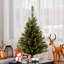 The Holiday Aisle® 3ft. Kincaid Spruce Tree with Clear Lights