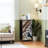 4 Drawer Dresser for Bedroom, Narrow Chest of Drawers, Wooden Top and Study Iron Frame 18"x37.5"-(WxH)