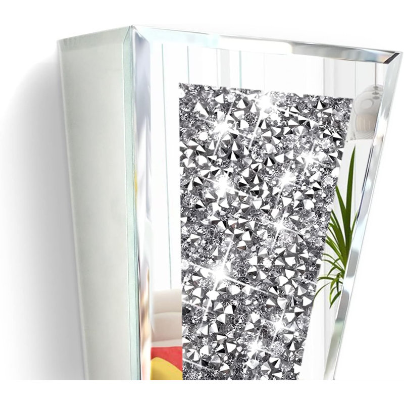 Vase Crushed Diamond Mirror