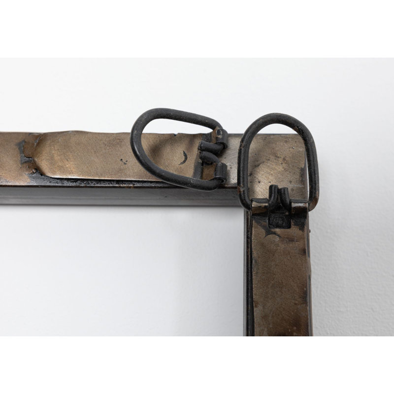 Heavy Industry Wood Wall Mirror, Brown