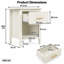 47.5 cm W Bedside Table-1666271016