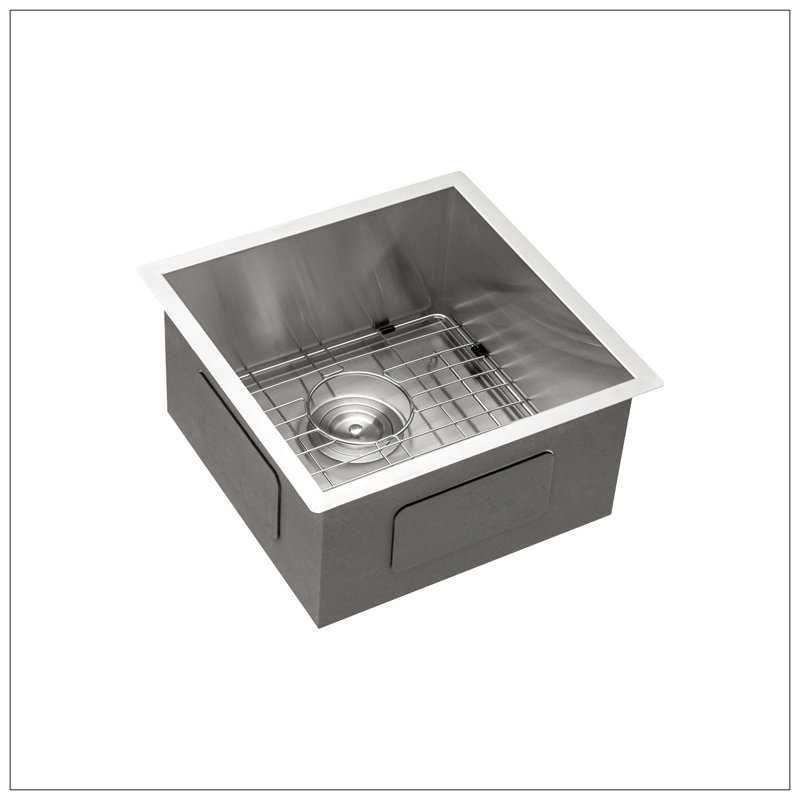 13 Inch Undermount Sink - 13"X15"X9" Undermount Stainless Steel Kitchen Sink 18 Gauge 9 Inch Deep Single Bowl Kitchen Sink Basin