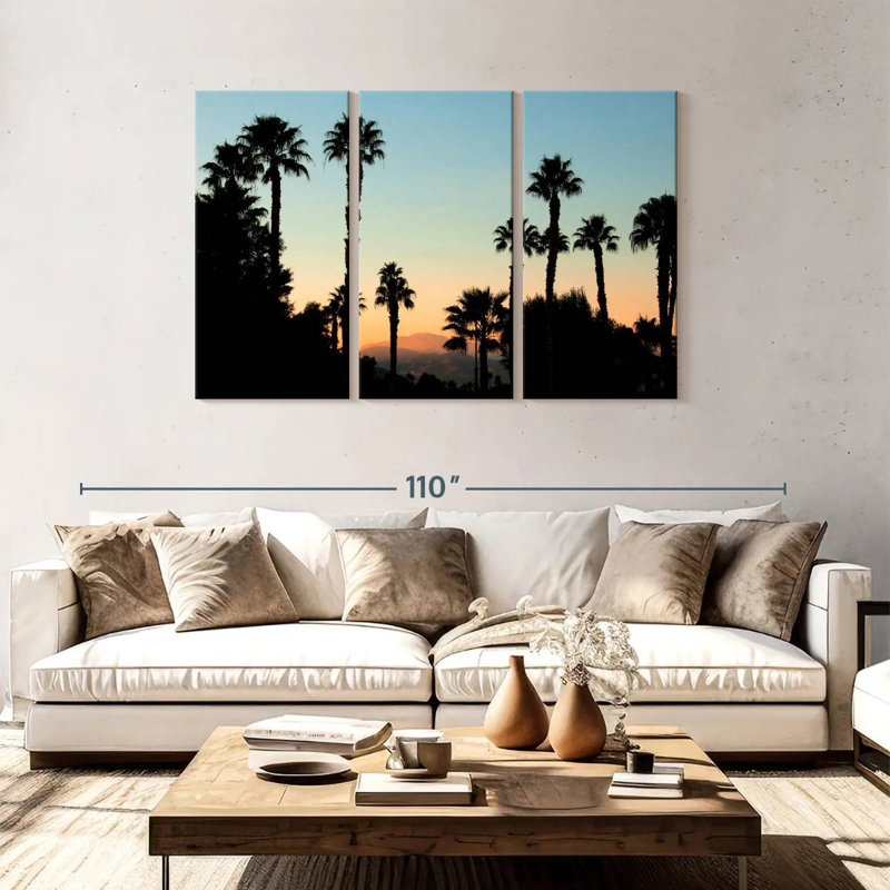 Kerrick Palm Springs Sunset Scene, 48" H x 74" W
