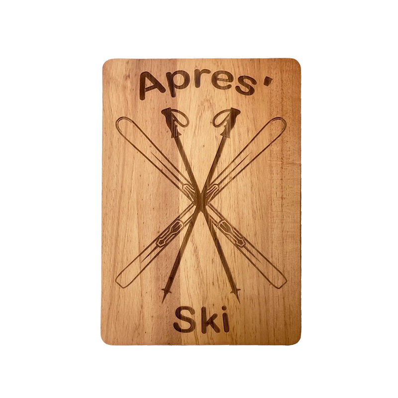 Planche de bois Apres Ski - 10 po x 15 po