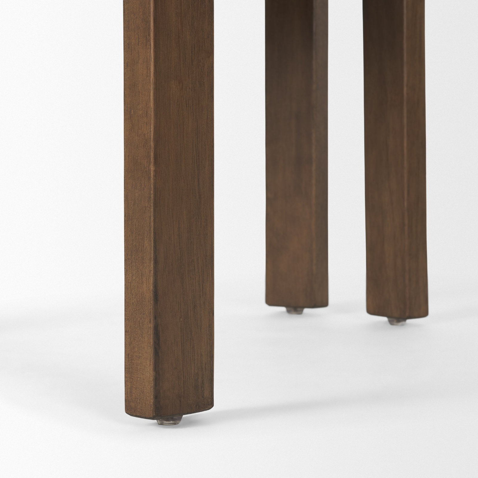 Zira Dining Chair, Olive, Dark Brown