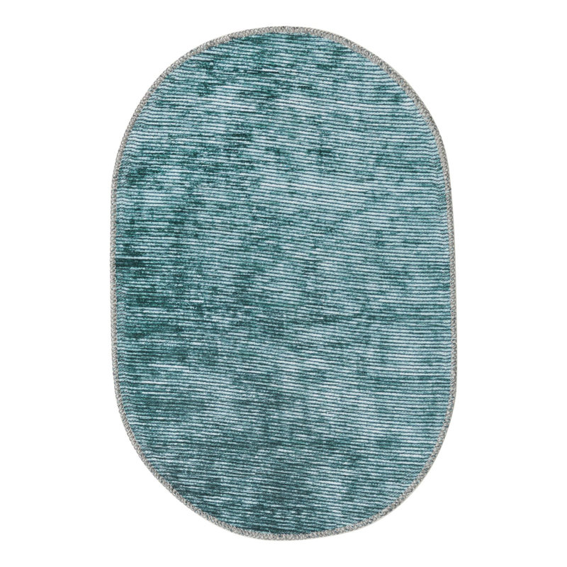 Montalvo Chenille Indoor Rug, Oval 2' x 3'