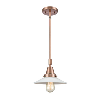 Luminaire suspendu conique à 1 lumière Cahaba