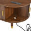 Table basse ovale avec rangement-1984258849