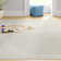 Tapis crème à motif géométrique moderne Mensa