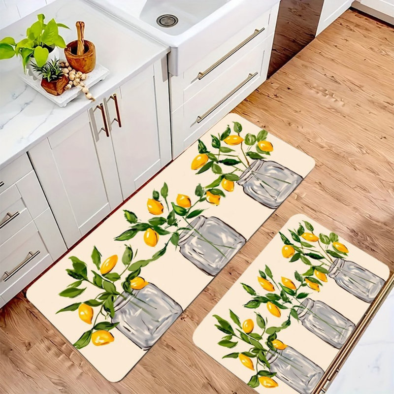 Ensemble de 2 pots de cuisine en forme de pot de citron