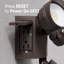 Éclairage de sécurité à double tête 30w avec prises Gfci, capteur de mouvement et projecteur crépuscule à l'aube, brun-122930499
