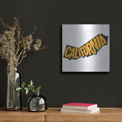 'California 2' by Art Licensing Studio Metal Wall Art, 12" x 12"