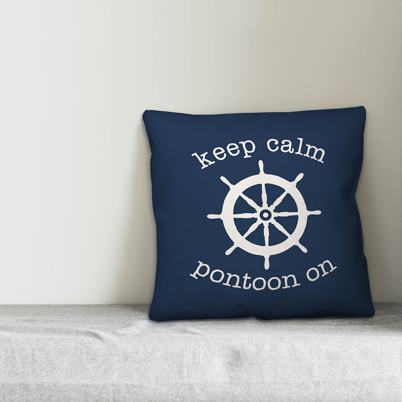 Outdoor Reversible Throw Pillow