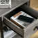Josie End Table, Accent Side Table with Storage Shelf and Drawer