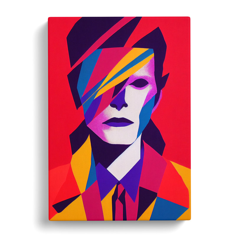 David Bowie Abstract - Wrapped Canvas, 50cm H x 35cm W x 3cm D